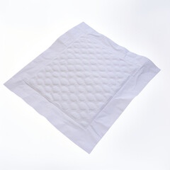 Fototapeta premium Incontinence pads, white background сreated with Generative Ai