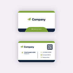 Corporate Business Card Design Vector Template 