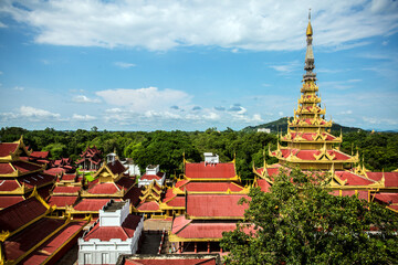 Fototapeta na wymiar Mandalay Palace, Myanmar