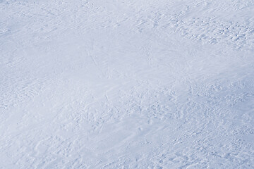 Snow texture, view of the snow