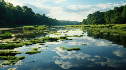 lake in the park