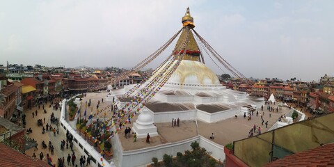 Kathmandu&rsquo;s Crown Jewel: The Boudhanath Stupa under the Day Sky