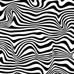 Fototapeta na wymiar Abstract Black and White Geometric Stripes.hypnosis spiral.Seamless Black and white stripes background.seamless wave line patterns