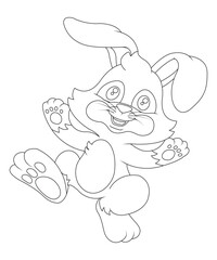 Easter Bunny Coloring Page