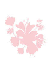 Spring sale poster with blossoming cherry tree branches. Seasonal business concept. Vector illustration background. Flat design