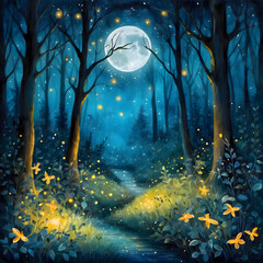 Glow of the Firefly Forest