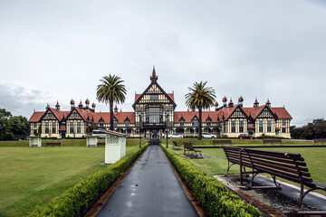 Fototapeta na wymiar Roturua Museum Government Garden, New Zealand