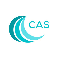 CAS Letter logo design template vector. CAS Business abstract connection vector logo. CAS icon circle logotype.
