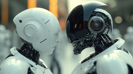 A Meeting of Minds: Two Robots Engage in Silent Communication