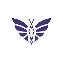 bee art gallery logo vector illustration template design