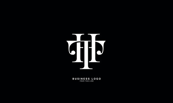 HT, TH, H, T, Abstract Letters Logo Monogram