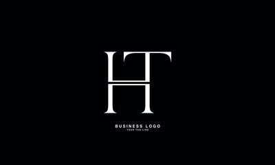 HT, TH, H, T, Abstract Letters Logo Monogram