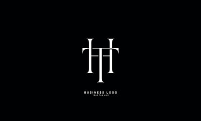 HT, TH, H, T, Abstract Letters Logo Monogram © HYM126