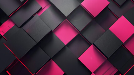 Black and Magenta abstract shape background presentation design. PowerPoint and Business background.