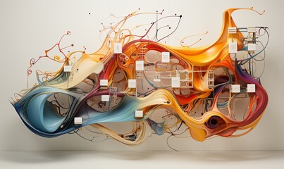 Glass Sculpture Assembled From Multiple Pieces