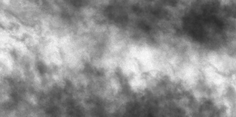 Modern Dark and Dramatic Storm Clouds Area Background. Storm background with gray clouds. Isolated white fog on the black background, smoky effect for photos and artworks. Overlay for photos.