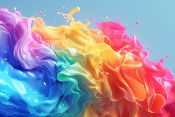 Infuse your 3D animation render with a rainbow of colors and sculpting techniques for a dynamic look