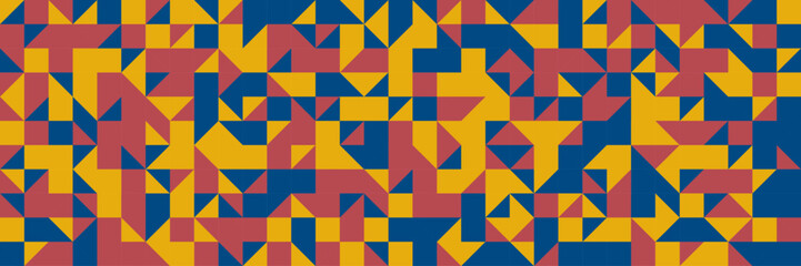Abstract colorful geometric pattern design. triangle pattern. Using for jersey printing. Contemporary triangles halftone vector.
