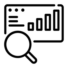 analysis line icon