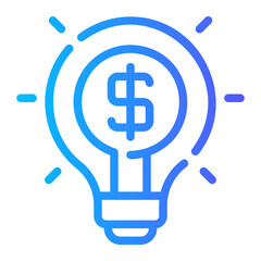 idea gradient icon
