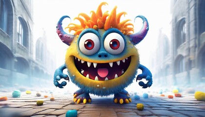 Fototapeta premium monster cartoon