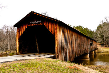 Covered Bridge at Watson Mill State Park in Comer Georgia