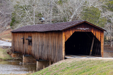 Covered Bridge at Watson Mill State Park in Comer Georgia