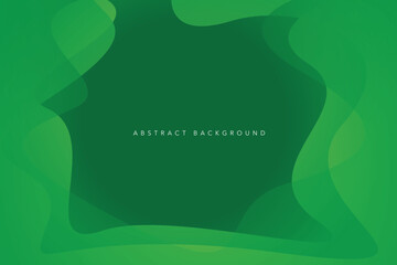 Fototapeta na wymiar Abstract green light and dark color gradient background. Modern minimalist background design template.