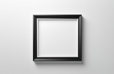 Wooden dark vintage frame highlighted on a white background with space for text