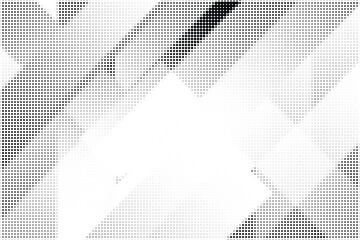 Halftone faded gradient texture. Grunge halftone grit background. White and black sand noise wallpaper. Retro pixilated vector backdrop