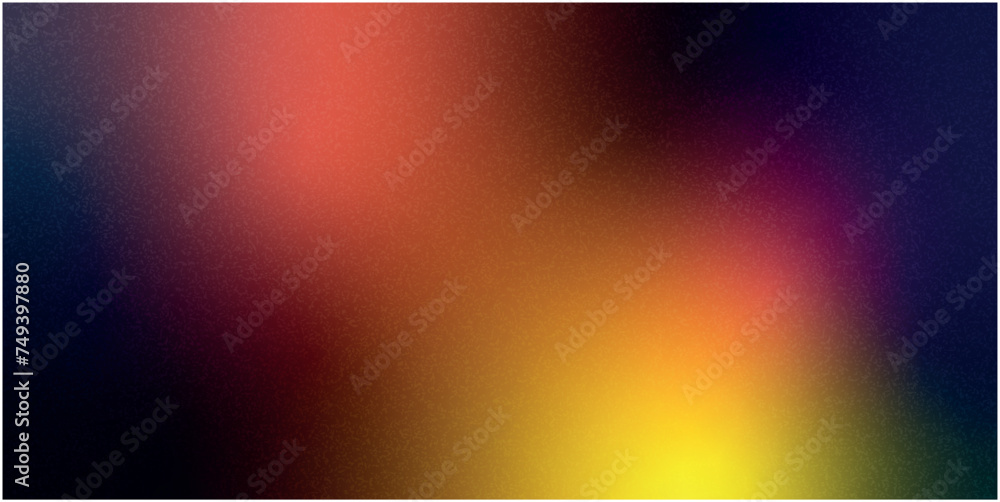 Poster abstract rainbow background holographic gradient background with noise effect vector image horizonta