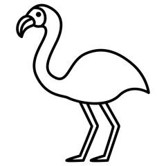 illustration of a flamingo