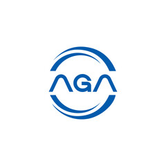 AGA logo. A G A design. White AGA letter. AGA, A G A letter logo design. Initial letter AGA linked circle uppercase monogram logo. A G A letter logo vector design. top logo, Most Recent, Featured,