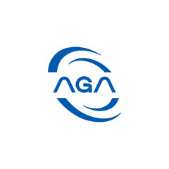 AGA logo. A G A design. White AGA letter. AGA, A G A letter logo design. Initial letter AGA linked circle uppercase monogram logo. A G A letter logo vector design. top logo, Most Recent, Featured,