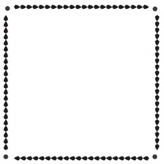 Border frame line deco vector label simple