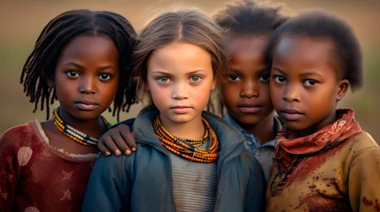  african children looking at camera © Gomez