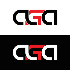 AGA logo. A G A design. White AGA letter. AGA, A G A letter logo design. Initial letter AGA linked circle uppercase monogram logo. A G A letter logo vector design. top logo, Most Recent, Featured,