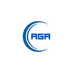 AGA logo. A G A design. White AGA letter. AGA, A G A letter logo design. Initial letter AGA linked circle uppercase monogram logo. A G A letter logo vector design. top logo, Most Recent, Featured,