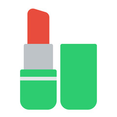 This is the lipstick icon from the Shopping icon collection with an Color style