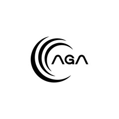 AGA logo. A G A design. White AGA letter. AGA, A G A letter logo design. Initial letter AGA linked circle uppercase monogram logo. A G A letter logo vector design. top logo, Most Recent, Featured,