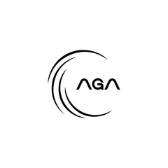 AGA logo. A G A design. White AGA letter. AGA, A G A letter logo design. Initial letter AGA linked circle uppercase monogram logo. A G A letter logo vector design. top logo, Most Recent, Featured,
