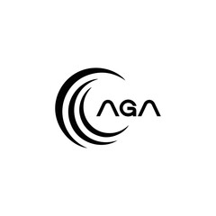 AGA logo. A G A design. White AGA letter. AGA, A G A letter logo design. Initial letter AGA linked circle uppercase monogram logo. A G A letter logo vector design. top logo, Most Recent, Featured,