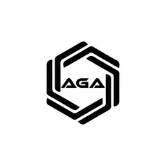 AGA logo. A G A design. White AGA letter. AGA, A G A letter logo design. Initial letter AGA linked circle uppercase monogram logo. A G A letter logo vector design. top logo, Most Recent, Featured,