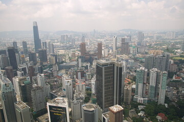 Fototapeta premium クアラルンプール KLタワーからの風景