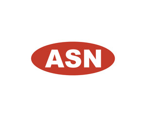 ASN logo design vector template