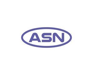 ASN logo design vector template