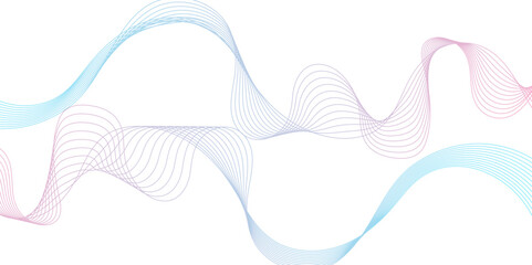 Abstract colorful wave element for design.Bright abstract background with colorful wave lines Digital frequency track equalizer. Curved wavy line smooth stripe. element in concept of music, party etc.