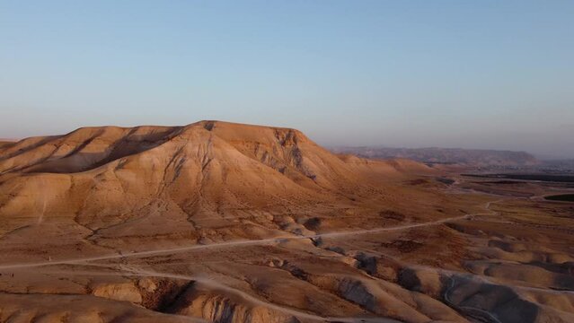 aerial photography from a Nahal Og drone in the Negev desert