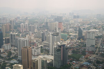 Naklejka premium クアラルンプール KLタワーからの風景