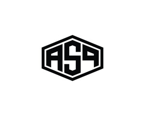 ASQ Logo design vector template